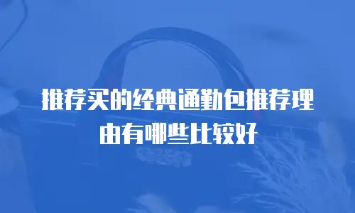推荐买的经典通勤包推荐理由有哪些比较好
