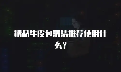 精品牛皮包清洁推荐使用什么？