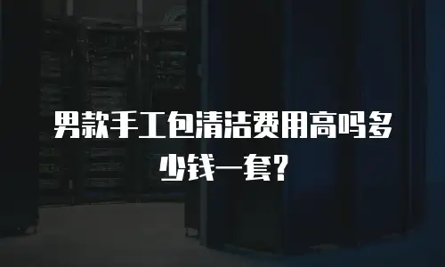 男款手工包清洁费用高吗多少钱一套？
