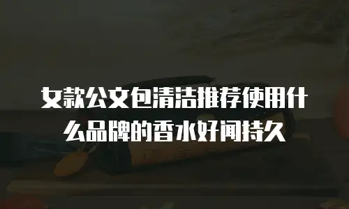 女款公文包清洁推荐使用什么品牌的香水好闻持久