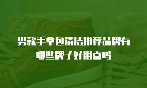 男款手拿包清洁推荐品牌有哪些牌子好用点吗