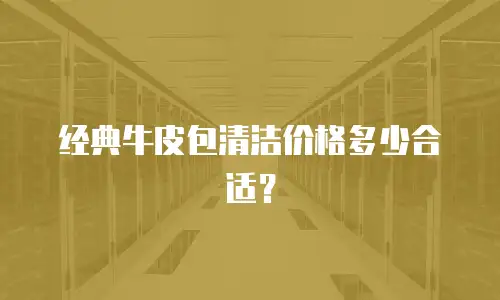 经典牛皮包清洁价格多少合适？