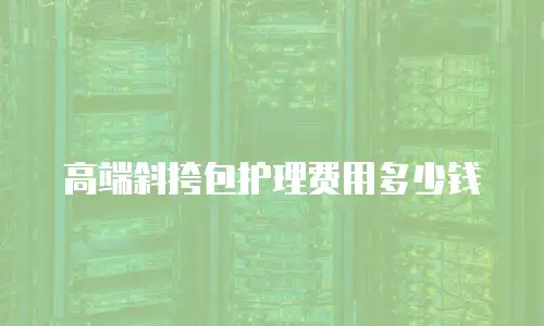高端斜挎包护理费用多少钱