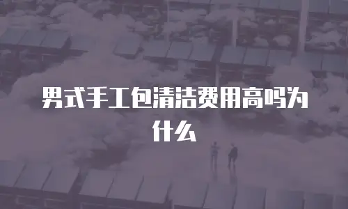 男式手工包清洁费用高吗为什么