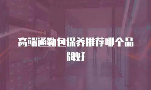 高端通勤包保养推荐哪个品牌好