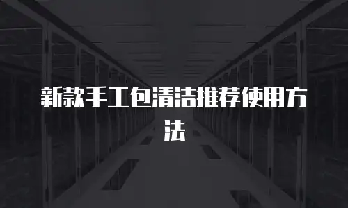 新款手工包清洁推荐使用方法