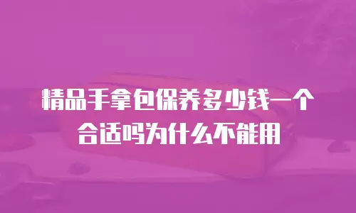 精品手拿包保养多少钱一个合适吗为什么不能用