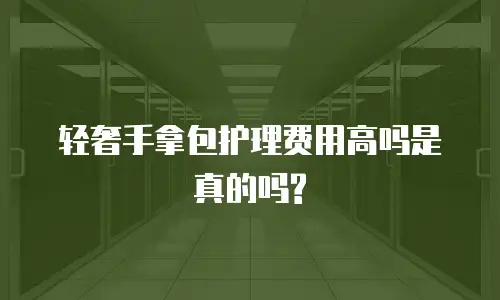 轻奢手拿包护理费用高吗是真的吗?