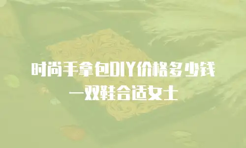 时尚手拿包DIY价格多少钱一双鞋合适女士