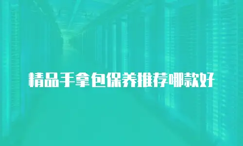 精品手拿包保养推荐哪款好