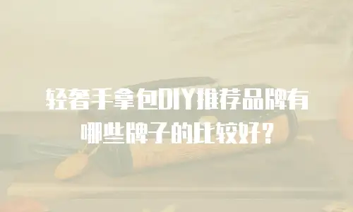轻奢手拿包DIY推荐品牌有哪些牌子的比较好？