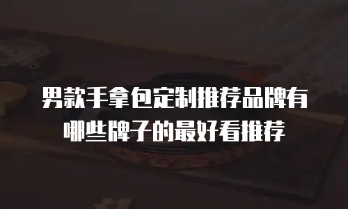 男款手拿包定制推荐品牌有哪些牌子的最好看推荐