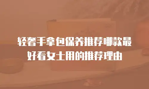 轻奢手拿包保养推荐哪款最好看女士用的推荐理由