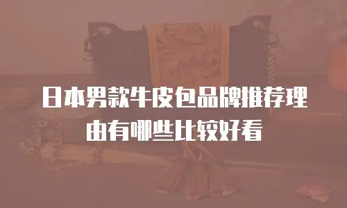 日本男款牛皮包品牌推荐理由有哪些比较好看
