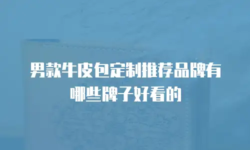 男款牛皮包定制推荐品牌有哪些牌子好看的