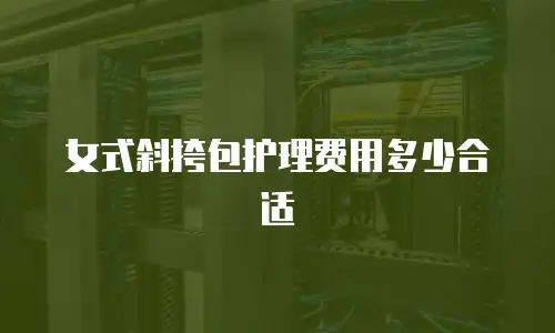 女式斜挎包护理费用多少合适