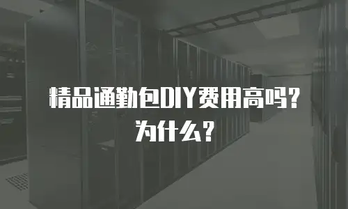精品通勤包DIY费用高吗？为什么？