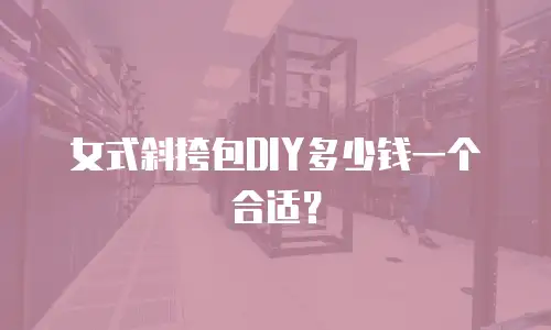 女式斜挎包DIY多少钱一个合适？