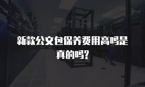 新款公文包保养费用高吗是真的吗?