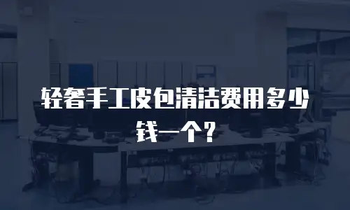 轻奢手工皮包清洁费用多少钱一个？