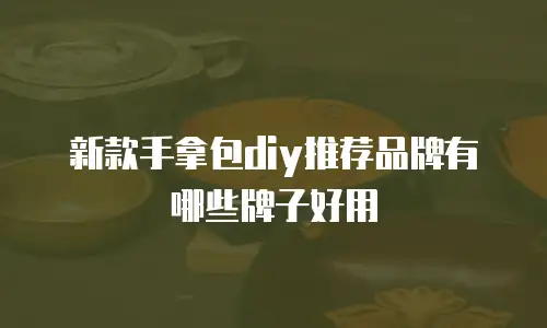 新款手拿包diy推荐品牌有哪些牌子好用