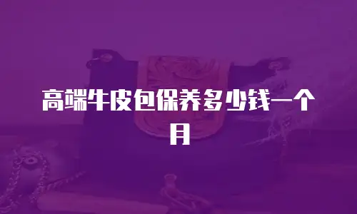 高端牛皮包保养多少钱一个月