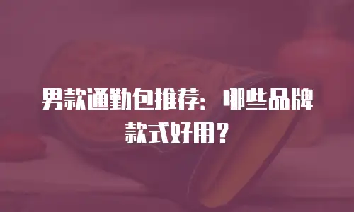 男款通勤包推荐：哪些品牌款式好用？