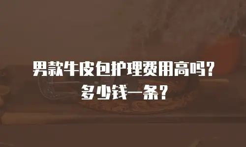 男款牛皮包护理费用高吗？多少钱一条？