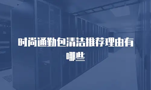 时尚通勤包清洁推荐理由有哪些