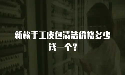 新款手工皮包清洁价格多少钱一个？