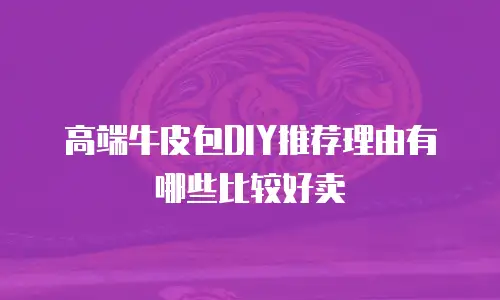 高端牛皮包DIY推荐理由有哪些比较好卖