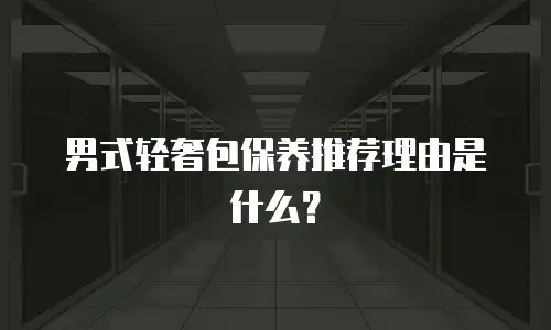 男式轻奢包保养推荐理由是什么？