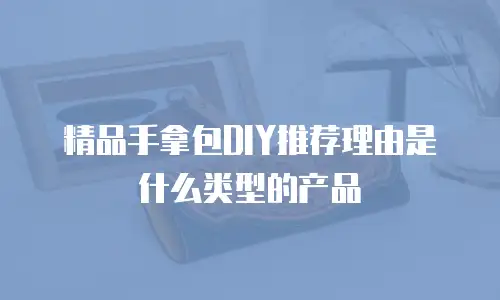 精品手拿包DIY推荐理由是什么类型的产品