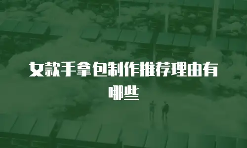 女款手拿包制作推荐理由有哪些