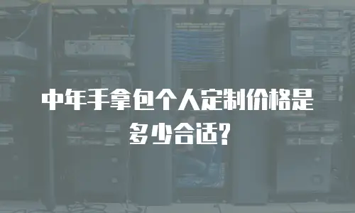 中年手拿包个人定制价格是多少合适?