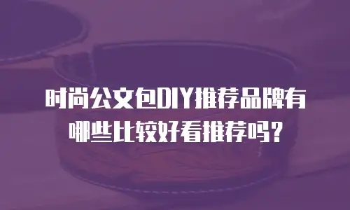 时尚公文包DIY推荐品牌有哪些比较好看推荐吗？