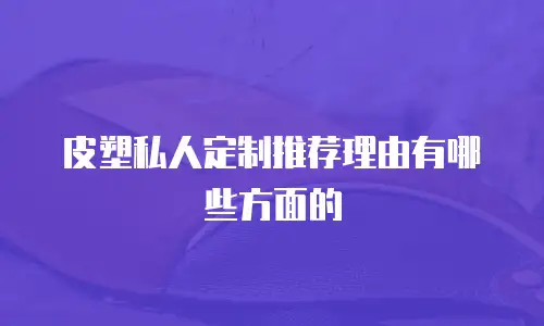 皮塑私人定制推荐理由有哪些方面的