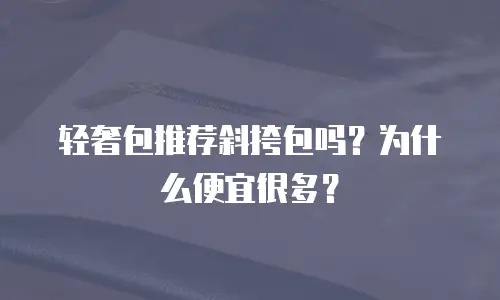 轻奢包推荐斜挎包吗？为什么便宜很多？