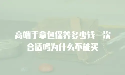 高端手拿包保养多少钱一次合适吗为什么不能买
