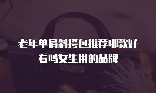 老年单肩斜挎包推荐哪款好看吗女生用的品牌