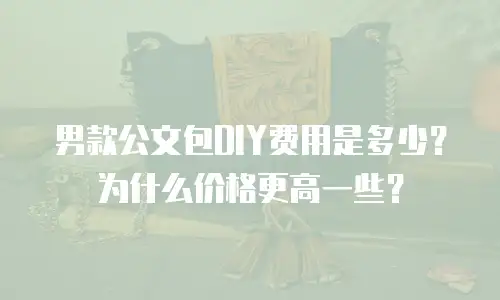 男款公文包DIY费用是多少？为什么价格更高一些？