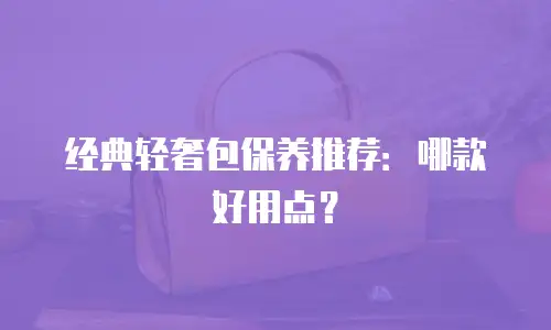 经典轻奢包保养推荐：哪款好用点？