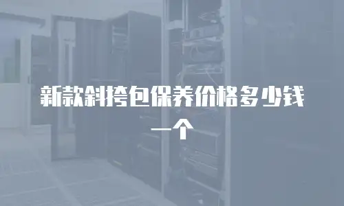新款斜挎包保养价格多少钱一个