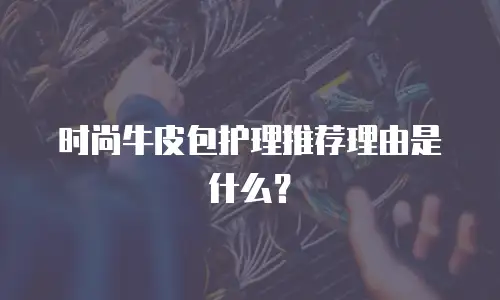 时尚牛皮包护理推荐理由是什么？