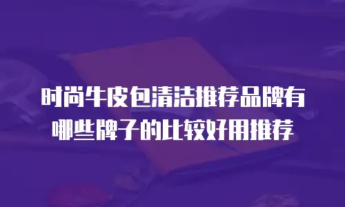 时尚牛皮包清洁推荐品牌有哪些牌子的比较好用推荐