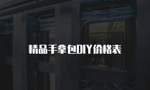 精品手拿包DIY价格表