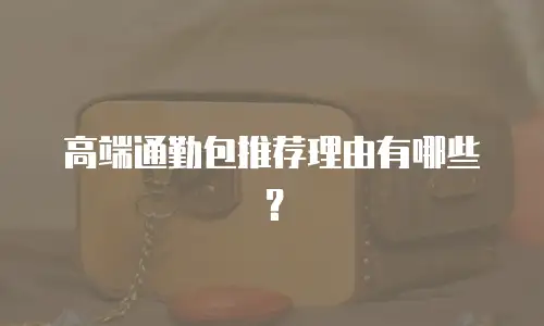 高端通勤包推荐理由有哪些？