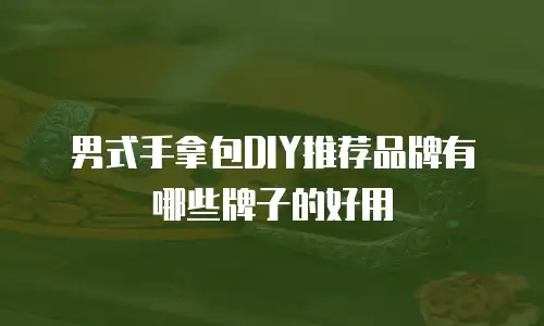 男式手拿包DIY推荐品牌有哪些牌子的好用