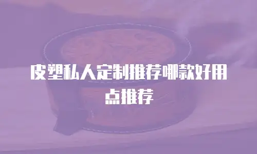 皮塑私人定制推荐哪款好用点推荐