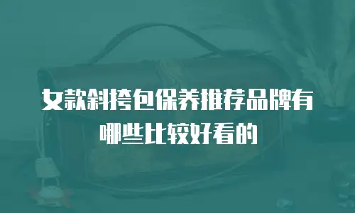 女款斜挎包保养推荐品牌有哪些比较好看的